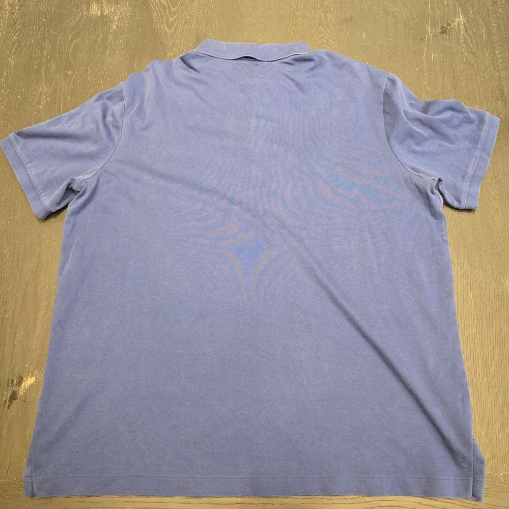 Polo Ralph Lauren Mens Classic Fit Blue Short Sleeve Polo Shirt Large Pony‎ Logo